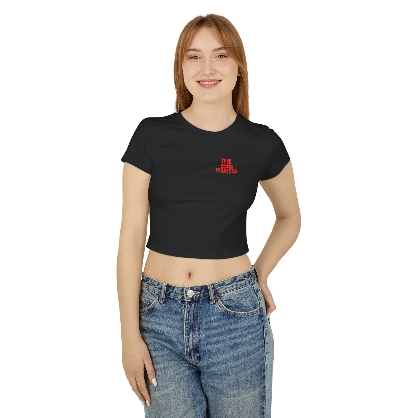 Fearlessly Women's Crop Top - Empowering Women's Clothing