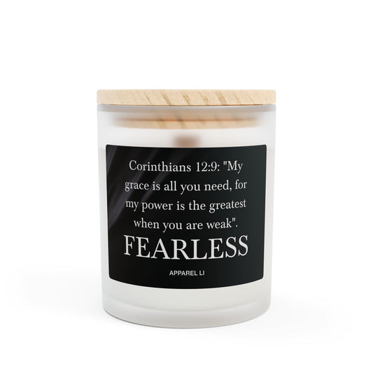 Glass Candle FearlessLi 11oz