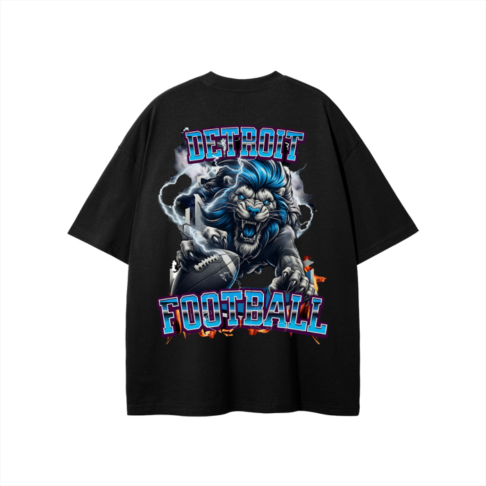 Fearless Li Detroit football T-Shirt