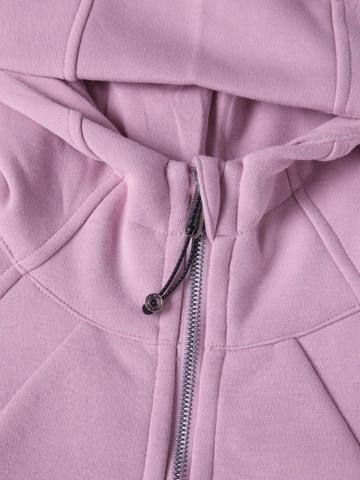 FearlessLi Cropped Zip-Through Hoodie