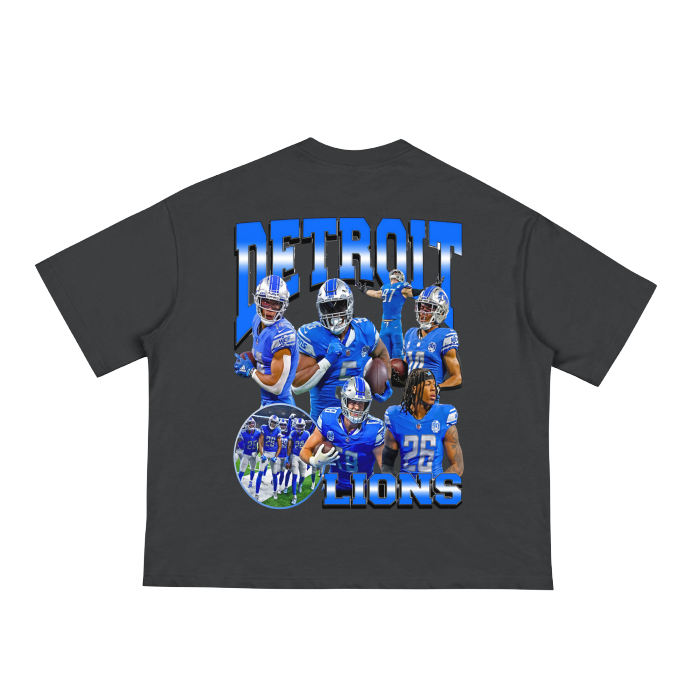 Detroit Lions Fearless Line Boxy T-shirt