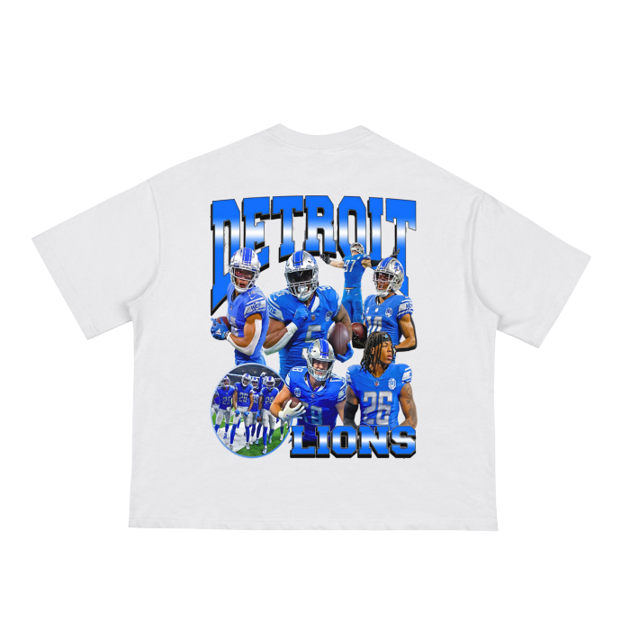 Detroit Lions Fearless Line Boxy T-shirt