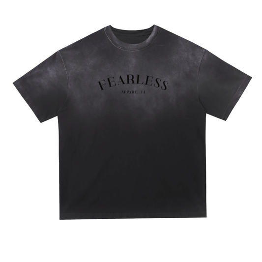 Fearless Apparel Li All Black gradient T-shirt