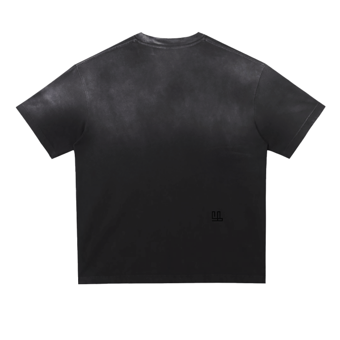 Fearless Apparel Li All Black gradient T-shirt