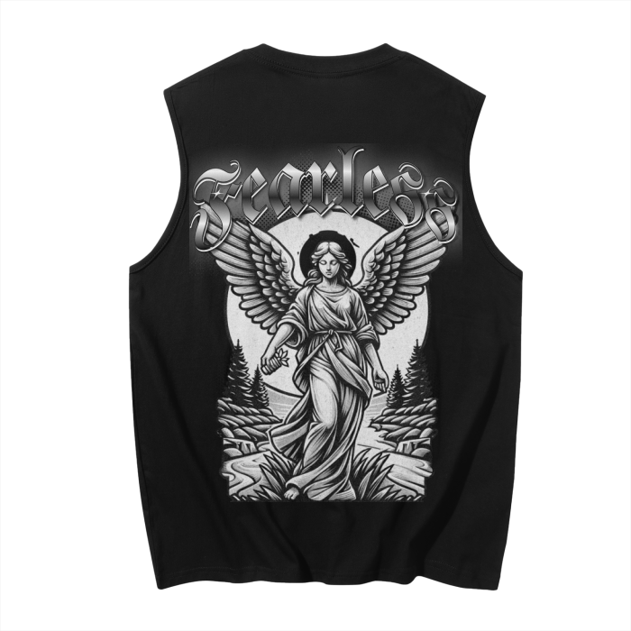 FearLessLI Angel Sleeveless Tank Top