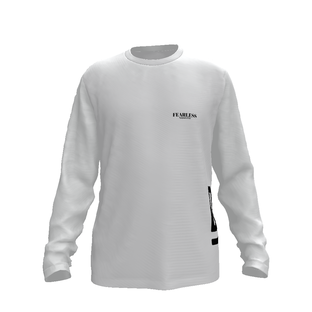 FEARLESSLI SIDE LOGO Unisex Long Sleeve Tee